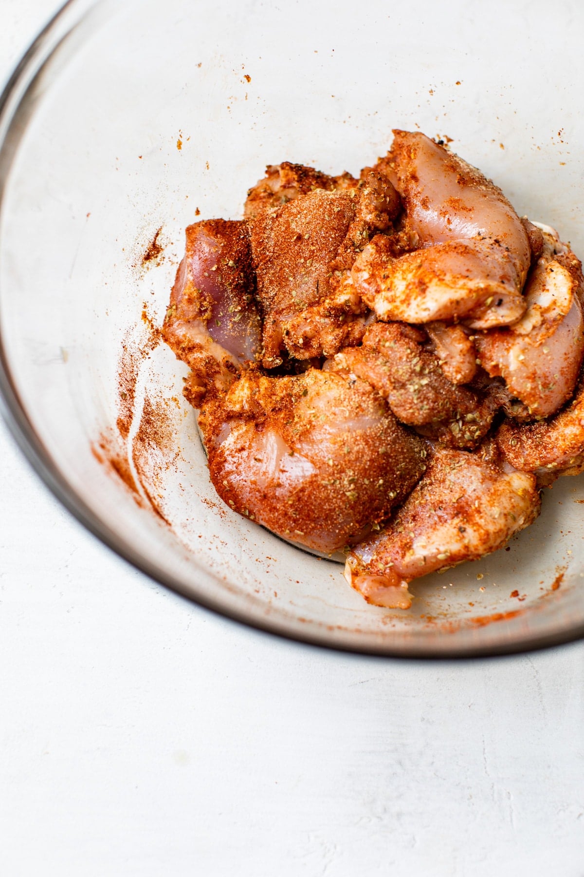 marinated chicken in a bowl