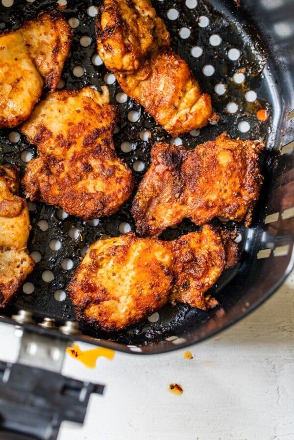 chicken thighs in an air fryer