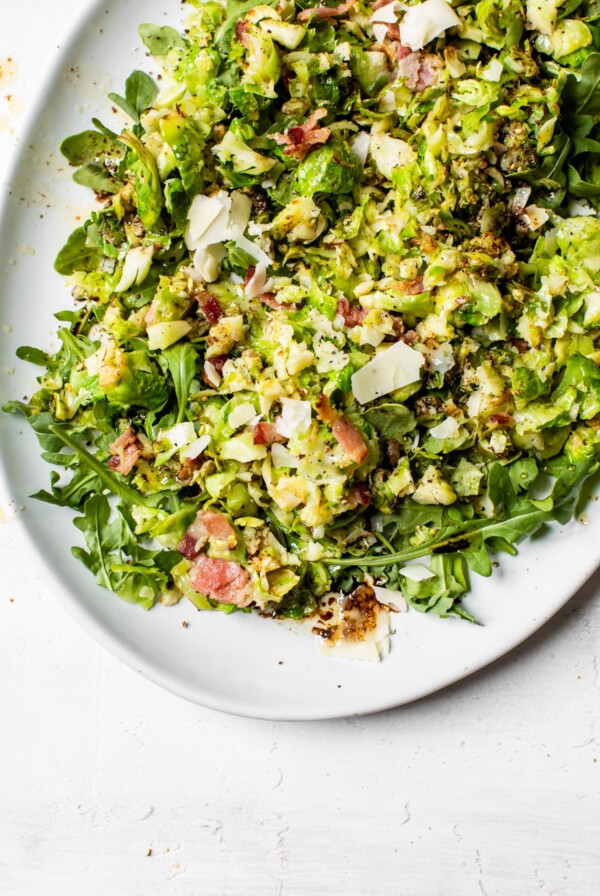 salad on a plate
