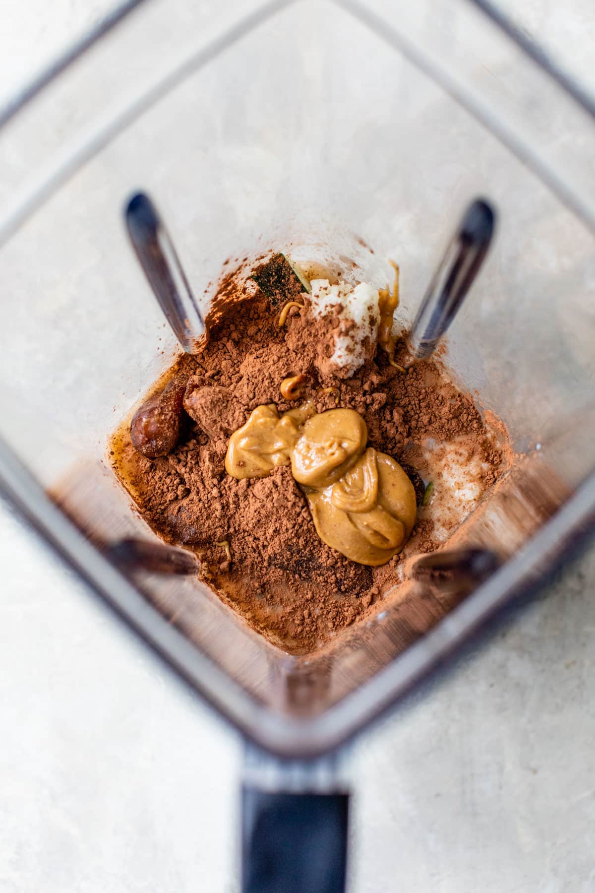 ingredients added into a blender