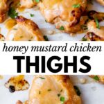 marinated boneless chicken thighs on parchment paper