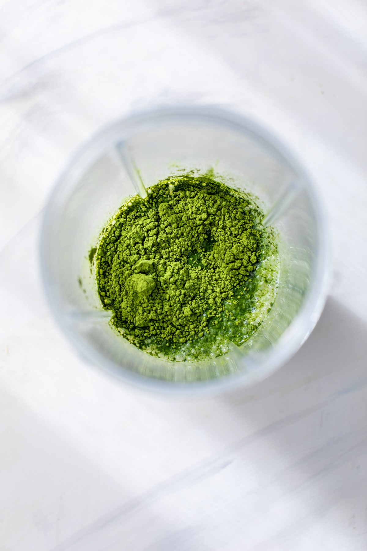 all ingredients added to a blender