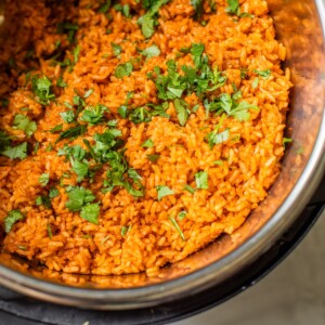 rice in a pressure cooker