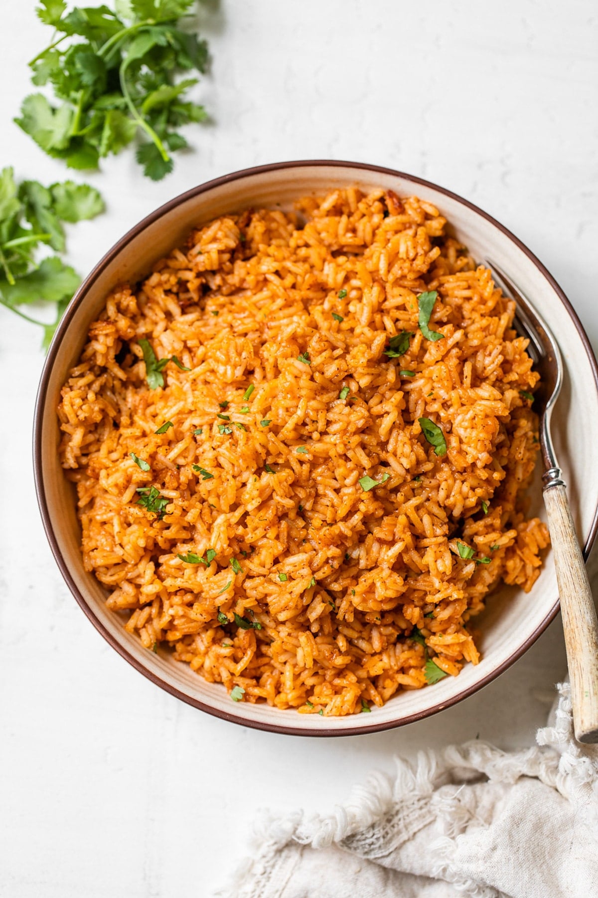 large bowl of rice