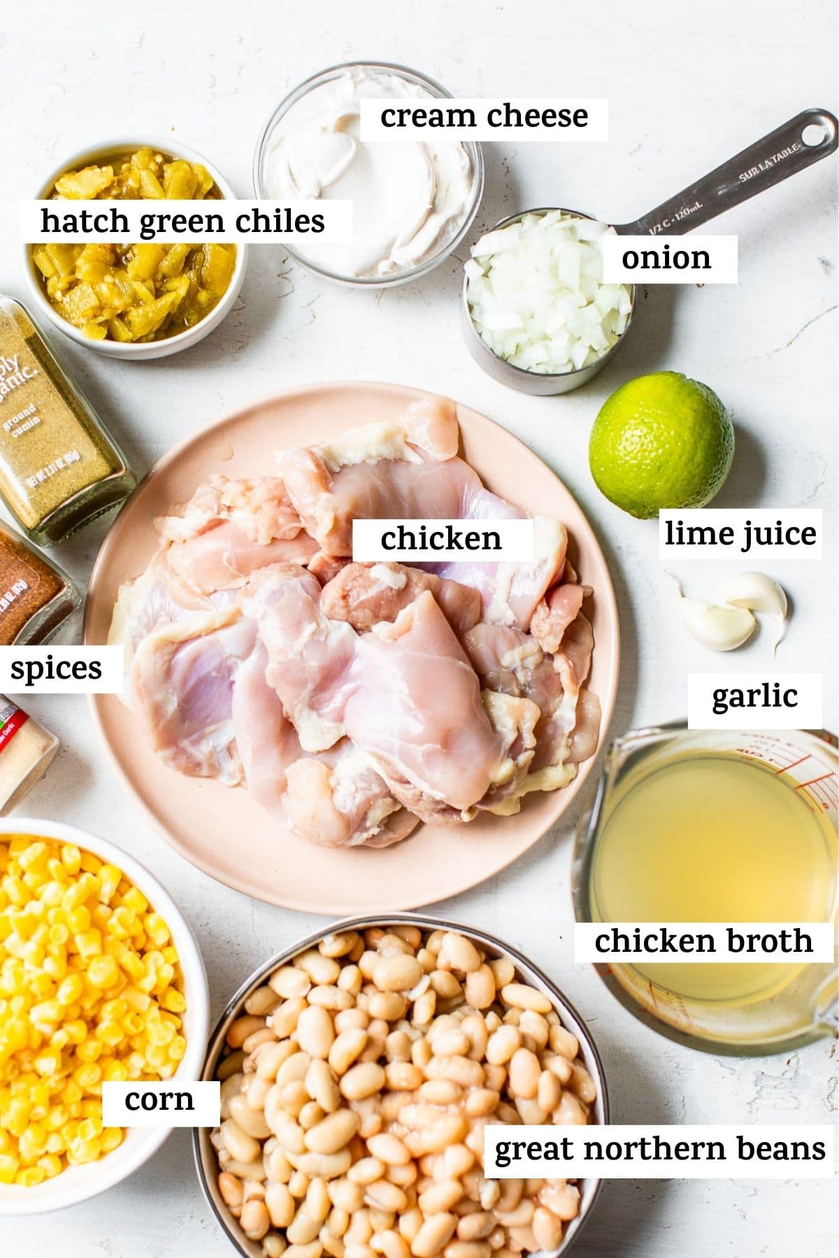 ingredients in bowls on a table