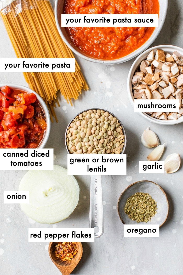 ingredients in small bowls