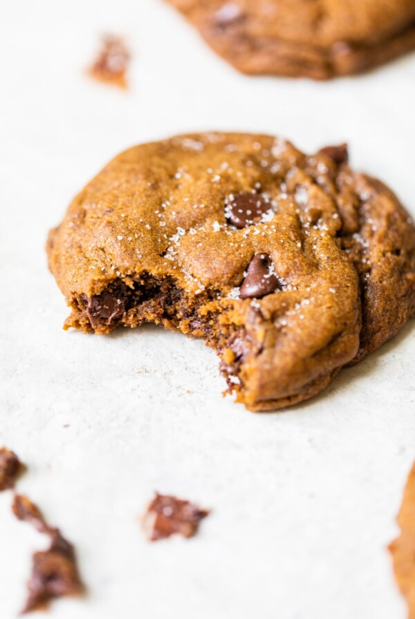 cookie with a bite taken out of it