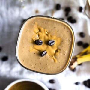 smoothie in a glass