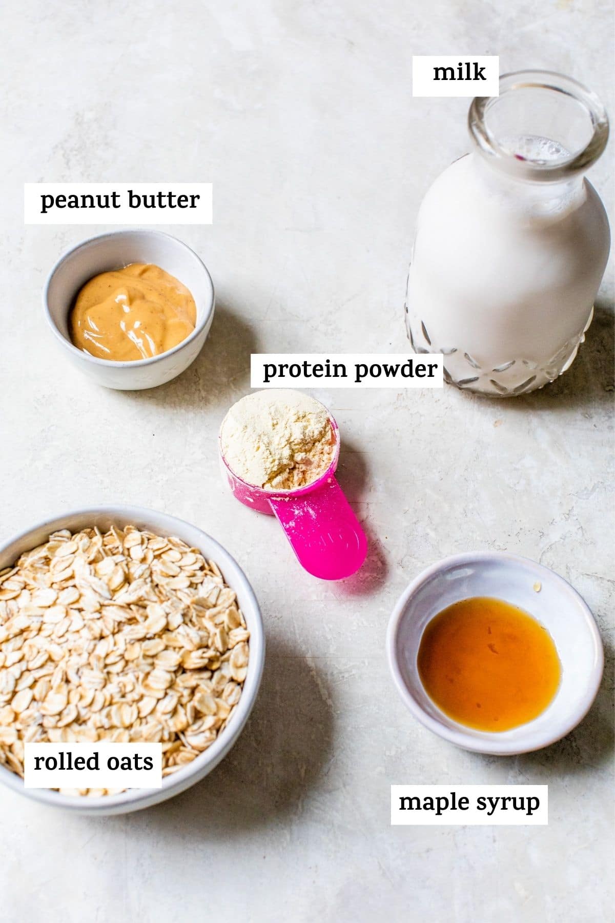 ingredients with text