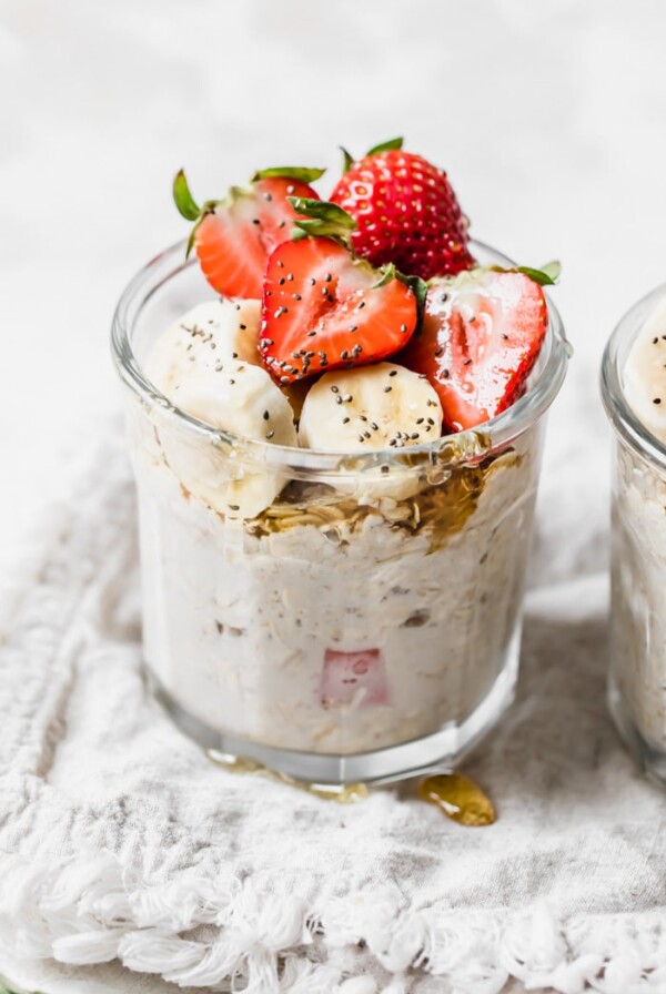 Strawberry banana oats