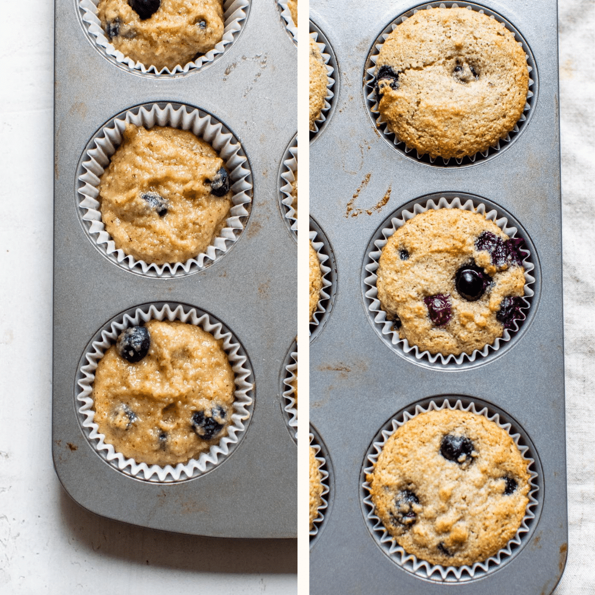 muffins in a muffin tin