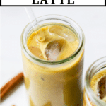 iced drink with text overlay