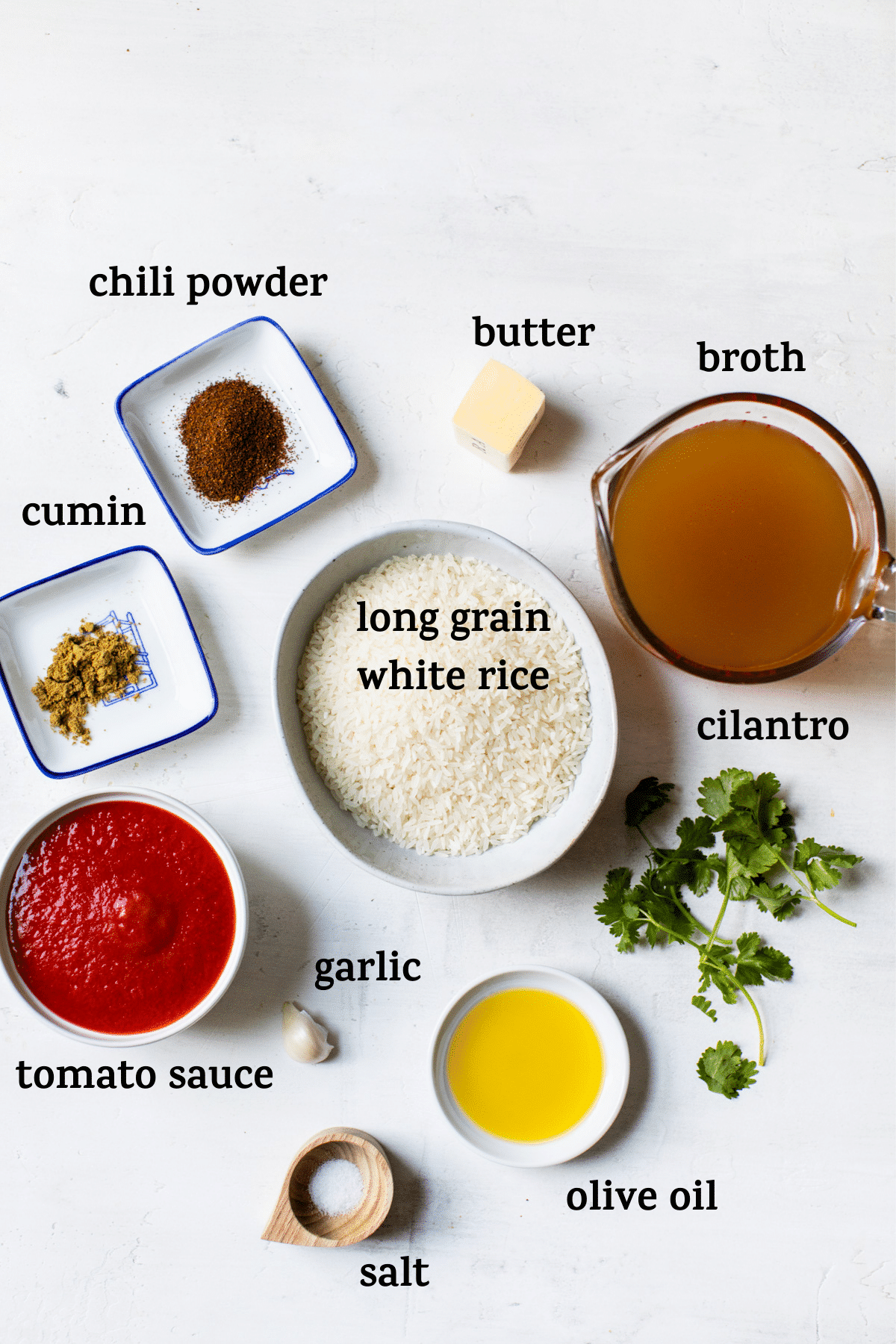 ingredients with text overlay